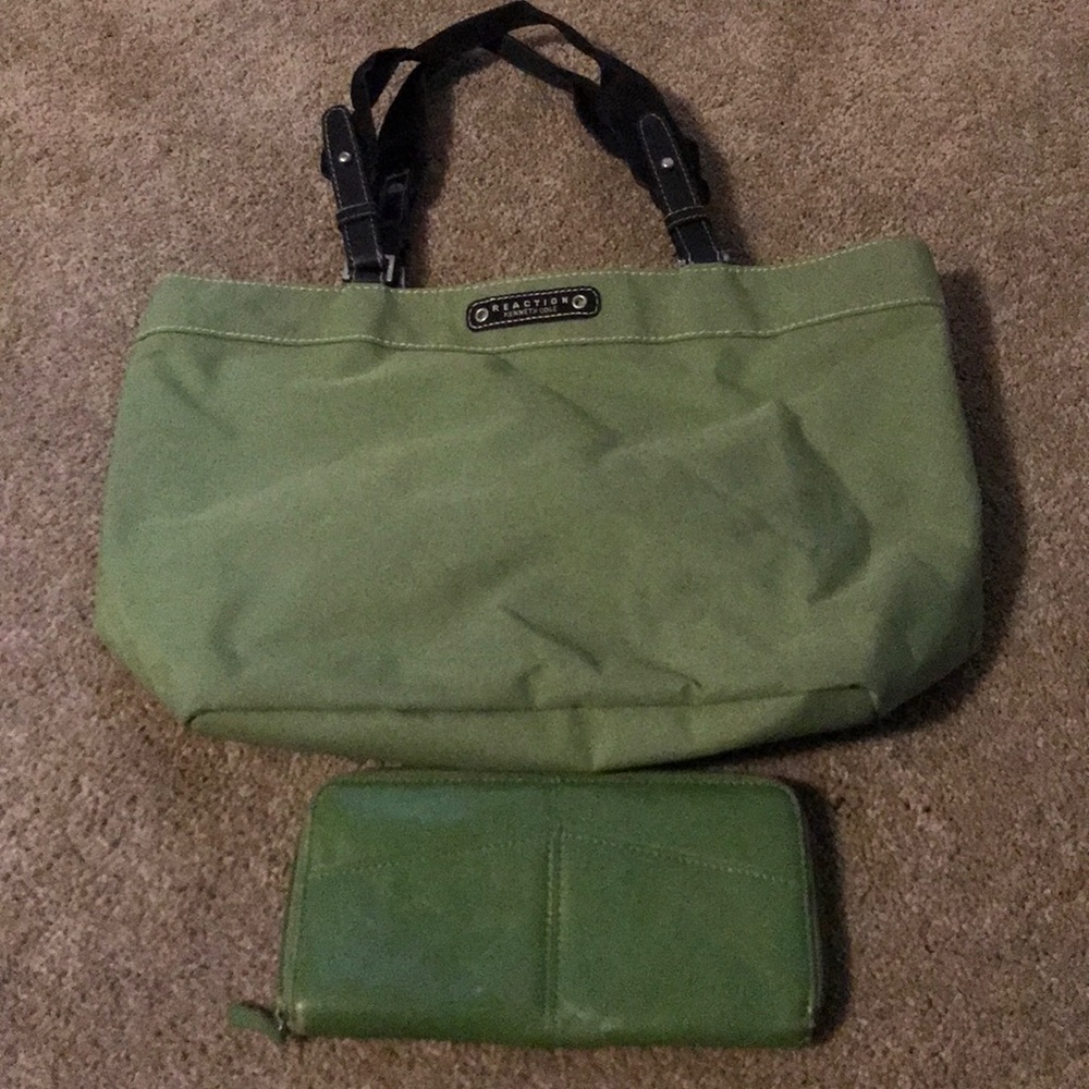 00s Kenneth Cole Reaction Bag & Wallet